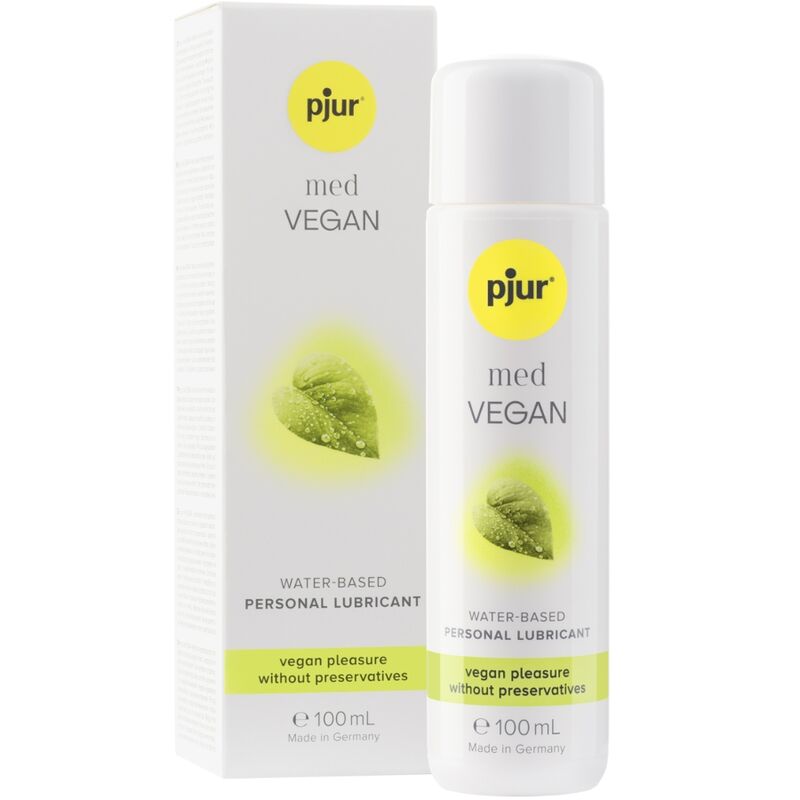 Imagen que nos facilita PJUR de su producto erótico PJUR - MED VEGAN GLIDE LUBRICANTE BASE AGUA 100 ML para nuestra categoría "DROGUERÍA |Lubricantes|Bio Ecólogico".