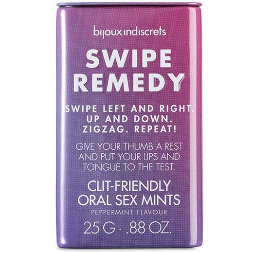 Imagen que nos facilita BIJOUX INDISCRETS de su producto erótico BIJOUX - INDISCRETS SWIPE REMEDY CARAMELOS SEXO ORAL para nuestra categoría "DROGUERÍA |Para Sexo Oral".