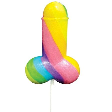 Imagen que nos facilita PRIDE de su producto erótico PRIDE - SPENCER & FLEETWOOD PIRULETA RAINBOW COCK LGBT para nuestra categoría "ARTÍCULOS VARIOS|Dulces|Golosinas Divertidas".