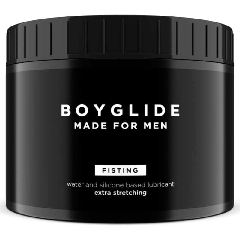 Imagen que nos facilita INTIMATELINE BOYGLIDE de su producto erótico INTIMATELINE - BOYGLIDE FISTING LUBRICANTE BASE AGUA Y SILICONA FISTING 500 ML para nuestra categoría "DROGUERÍA |Lubricantes|Anal con Relajante".