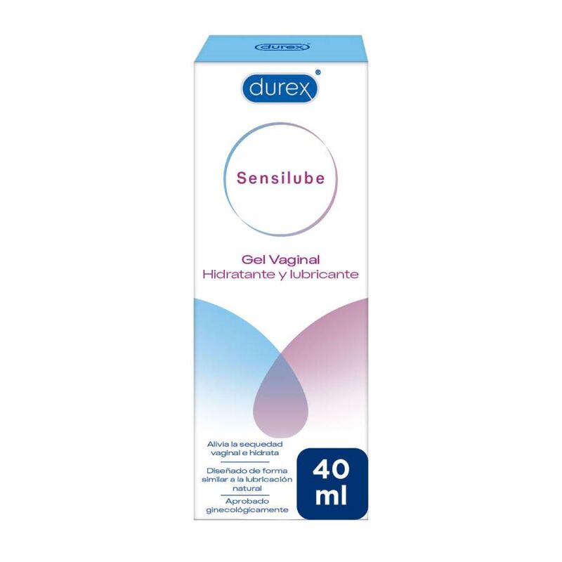 Imagen que nos facilita DUREX LUBES de su producto erótico DUREX - SENSILUBE GEL HIDRATANTE Y LUBRICANTE 40 ML para nuestra categoría "DROGUERÍA |Lubricantes|Base Agua".