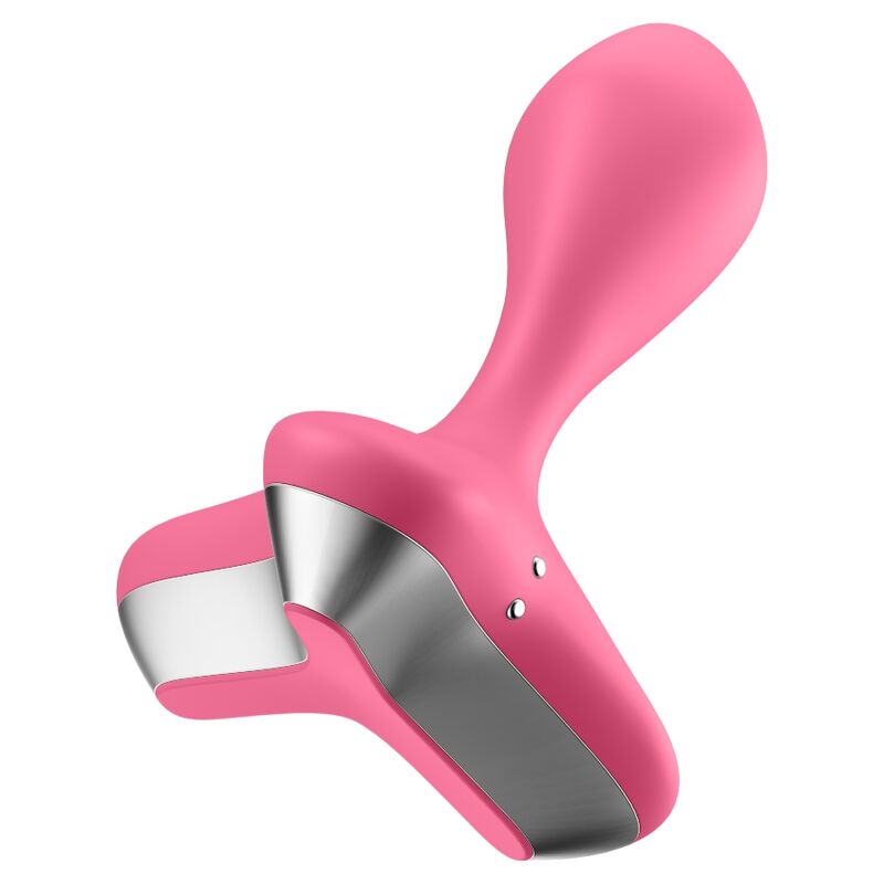 Imagen que nos facilita SATISFYER PLUGS de su producto erótico SATISFYER - GAME CHANGER PLUG VIBRADOR ROSA para nuestra categoría "JUGUETES BIENESTAR |Anal|Vibradores Anales".