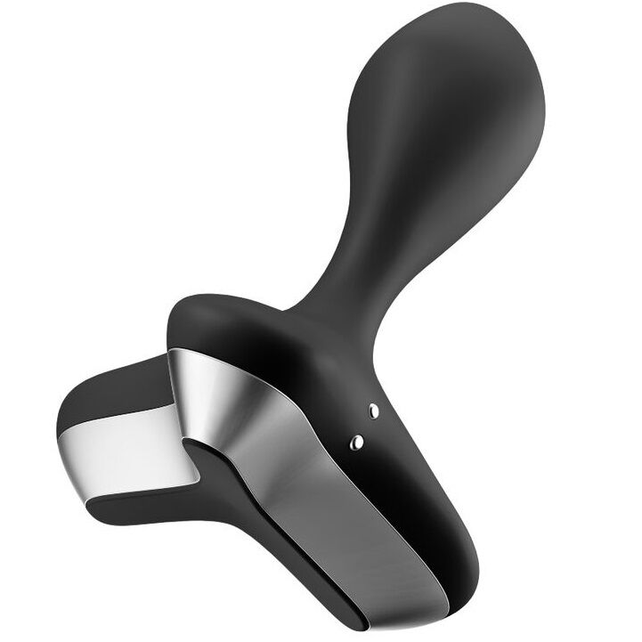 Imagen que nos facilita SATISFYER PLUGS de su producto erótico SATISFYER - GAME CHANGER PLUG VIBRADOR NEGRO para nuestra categoría "JUGUETES BIENESTAR |Anal|Vibradores Anales".