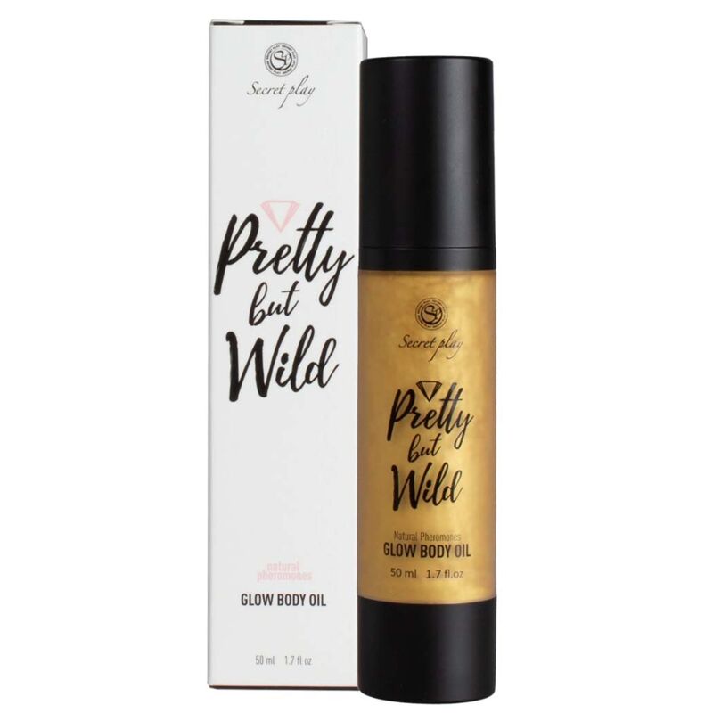 Imagen que nos facilita SECRETPLAY COSMETIC de su producto erótico SECRETPLAY - PRETTY BUT WILD ACEITE BRILLO CORPORAL 50 ML para nuestra categoría "DROGUERÍA |Para Masajes|Brillo Corporal".