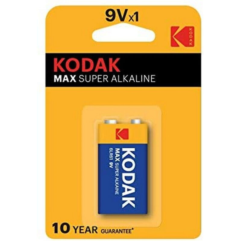 Imagen que nos facilita KODAK de su producto erótico KODAK - MAX PILA ALCALINA 9V LR61 BLISTER para nuestra categoría "ARTÍCULOS VARIOS|Pilas|Pilas Alcalinas".