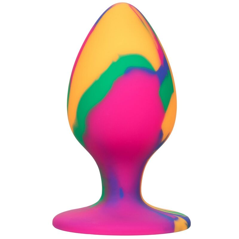 Imagen que nos facilita CALEXOTICS de su producto erótico CALEXOTICS - CHEEKY LARGE TIE-DYE PLUG ANAL para nuestra categoría "JUGUETES BIENESTAR |Anal|Plugs Anales".