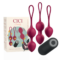 Imagen que nos facilita CICI BEAUTY de su producto erótico CICI BEAUTY - PREMIUM SILICONE 3 VIBRATING KEGEL BEADS REMOTE CONTROL para nuestra categoría "JUGUETES BIENESTAR |Vibradores|Vibradores control remoto".