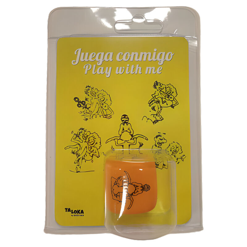 Imagen que nos facilita DIABLO PICANTE de su producto erótico DIABLO PICANTE - DADO KAMASUTRA DE ACCIÓN NARANJA para nuestra categoría "JUEGOS |Juego de Dados".