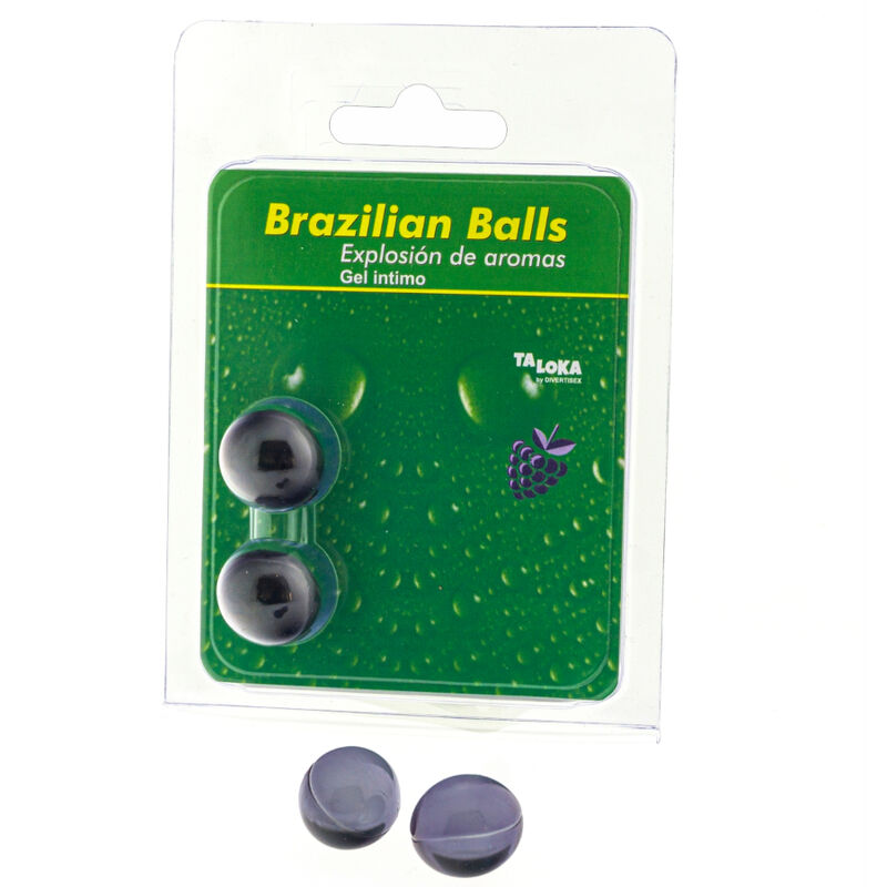 Imagen que nos facilita TALOKA de su producto erótico TALOKA - BRAZILIAN BALLS GEL ÍNTIMO FRUTAS DEL BOSQUE 2 BOLAS para nuestra categoría "DROGUERÍA |Lubricantes|Bolas Brazilian Balls".