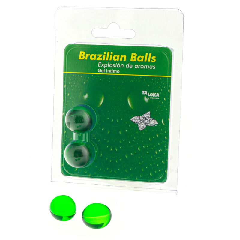 Imagen que nos facilita TALOKA de su producto erótico TALOKA - BRAZILIAN BALLS GEL ÍNTIMO MENTA 2 BOLAS para nuestra categoría "DROGUERÍA |Lubricantes|Bolas Brazilian Balls".