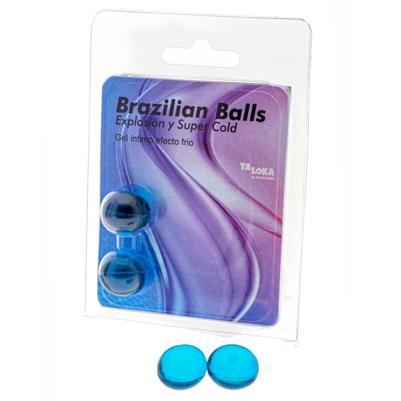 Imagen que nos facilita TALOKA de su producto erótico TALOKA - BRAZILIAN BALLS GEL EXCITANTE EFECTO FRÍO 2 BOLAS para nuestra categoría "DROGUERÍA |Lubricantes|Efecto Frío".