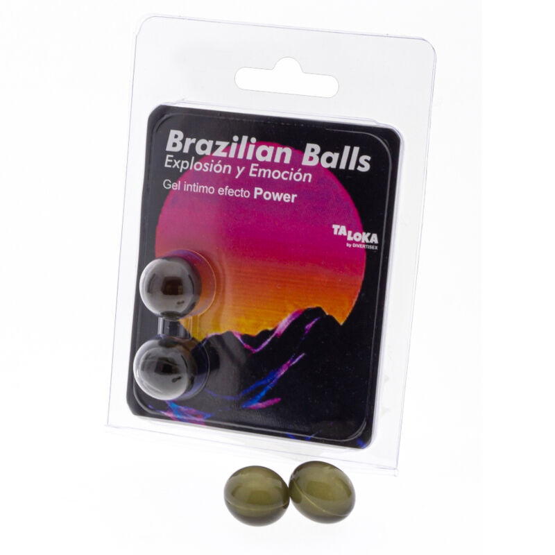 Imagen que nos facilita TALOKA de su producto erótico TALOKA - BRAZILIAN BALLS GEL EXCITANTE EFECTO POWER 2 BOLAS para nuestra categoría "DROGUERÍA |Lubricantes|Bolas Brazilian Balls".