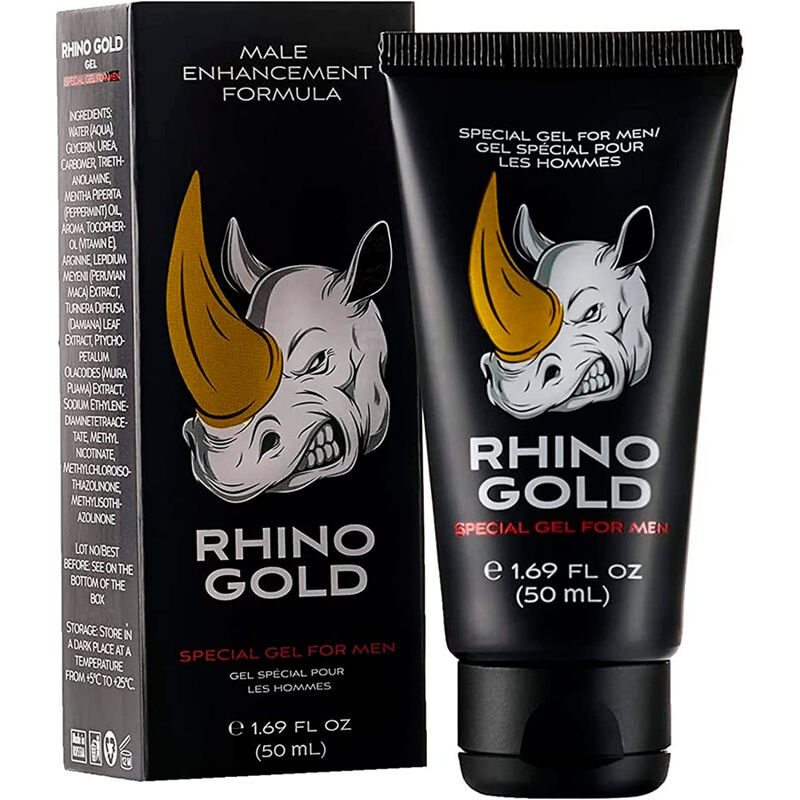 Imagen que nos facilita RHINO GOLD de su producto erótico RHINO GOLD - GEL ÍNTIMO PARA HOMBRES 50 ML para nuestra categoría "DROGUERÍA |Estimulantes para Ellos|Aumento del pene".