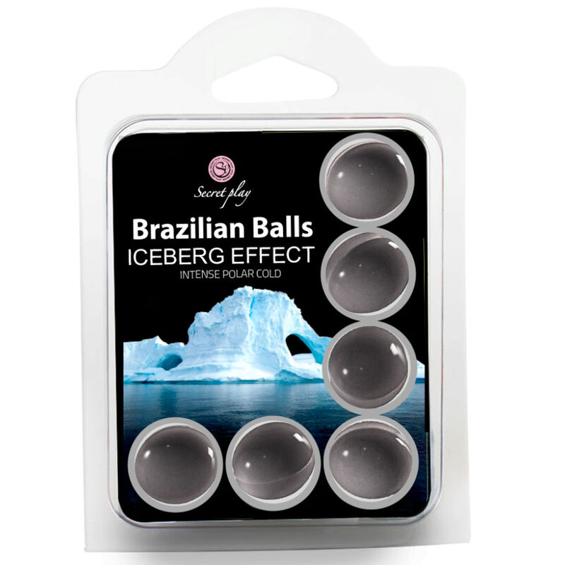 Imagen que nos facilita SECRETPLAY COSMETIC de su producto erótico SECRET PLAY SET 6 BRAZILIAN BALLS EFECTO ICEBERG para nuestra categoría "DROGUERÍA |Lubricantes|Bolas Brazilian Balls".