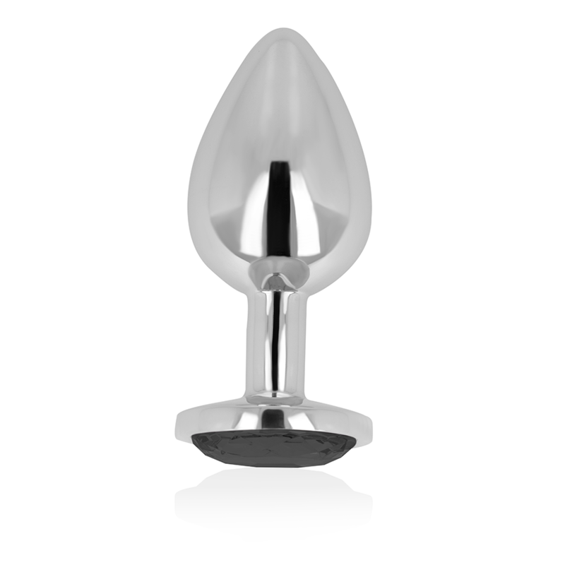 Imagen que nos facilita OHMAMA ANAL de su producto erótico OHMAMA - PLUG ANAL CON CRISTAL NEGRO 8 CM para nuestra categoría "JUGUETES BIENESTAR |Anal|Plugs Anales".