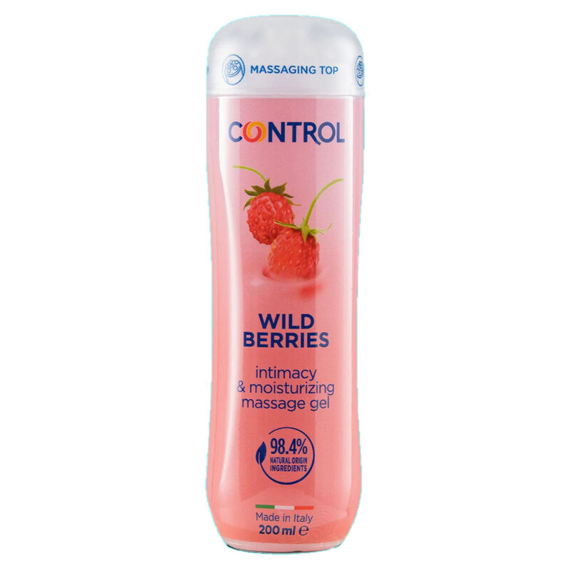 Imagen que nos facilita CONTROL LUBES de su producto erótico CONTROL - GEL DE MASAJE 3 EN 1 WILD BERRIES 200 ML para nuestra categoría "DROGUERÍA |Para Masajes|Aceites con Sabores".