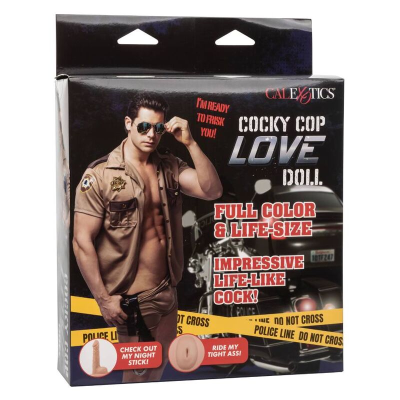 Imagen que nos facilita CALEXOTICS de su producto erótico CALEXOTICS - COCKY COP LOVE DOLL para nuestra categoría "JUGUETES BIENESTAR |Muñec@s Hinchables".