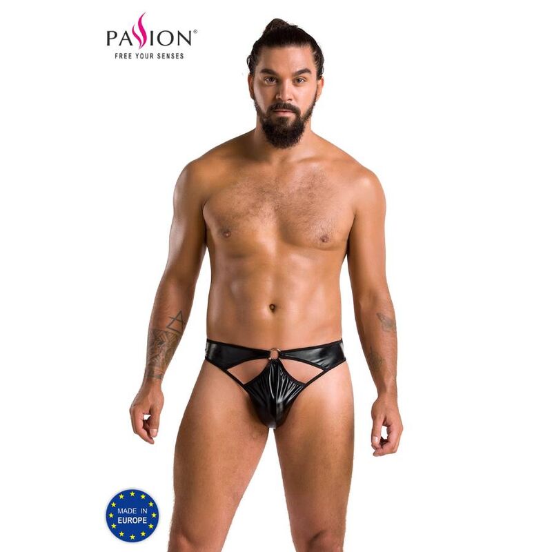 Imagen que nos facilita PASSION MEN de su producto erótico PASSION - 033 TANGA PAUL NEGRO S/M para nuestra categoría "MODA & LENCERÍA|Lencería Hombre|Tangas".