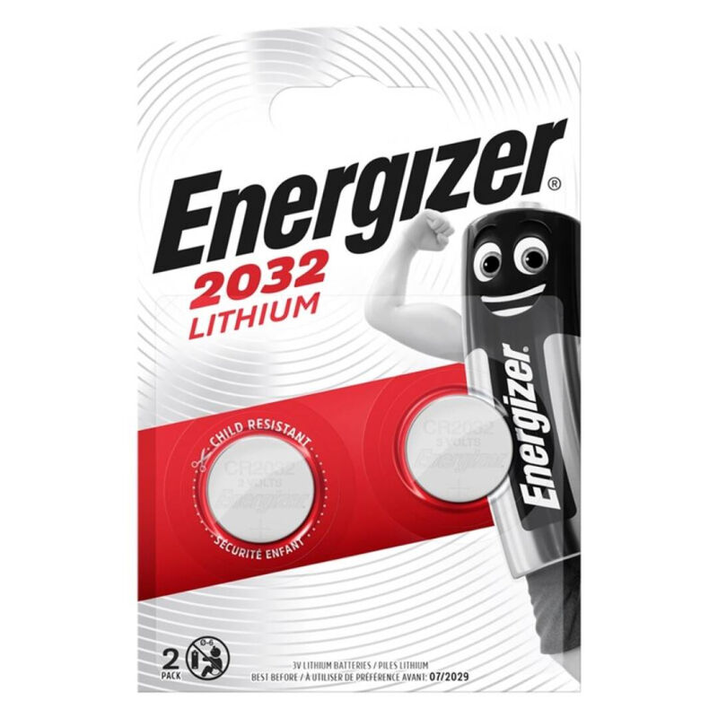 Imagen que nos facilita ENERGIZER de su producto erótico ENERGIZER - PILA BOTON LITIO CR2032 3V BLISTER*2 para nuestra categoría "ARTÍCULOS VARIOS|Pilas|Pilas Alcalinas".