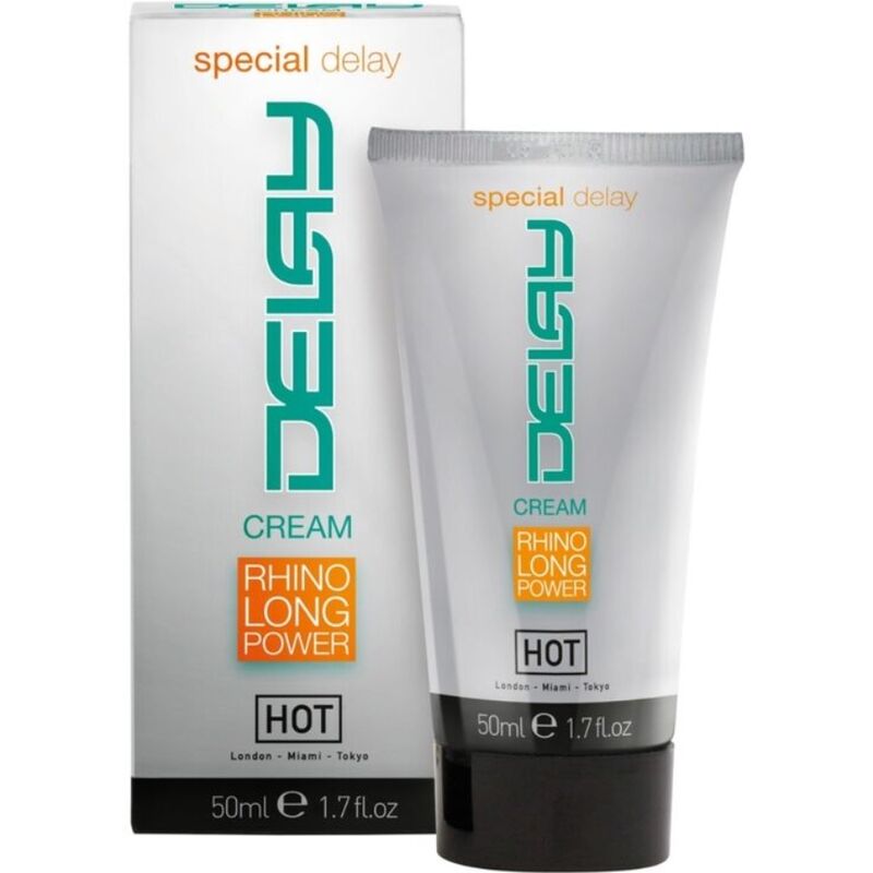 Imagen que nos facilita HOT de su producto erótico HOT - DELAY CREMA RETARDANTE 50ML para nuestra categoría "DROGUERÍA |Estimulantes para Ellos|Retardantes".