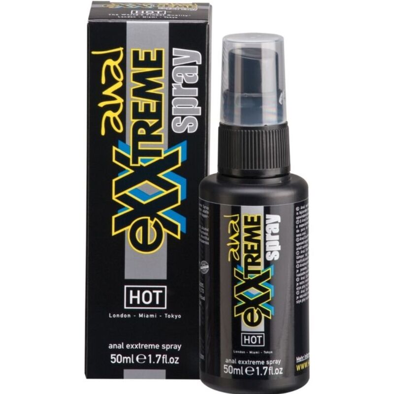 Imagen que nos facilita HOT de su producto erótico HOT - EXXTREME SPRAY ANAL 50ML para nuestra categoría "DROGUERÍA |Lubricantes|Anal - Sprays o cremas relajantes".