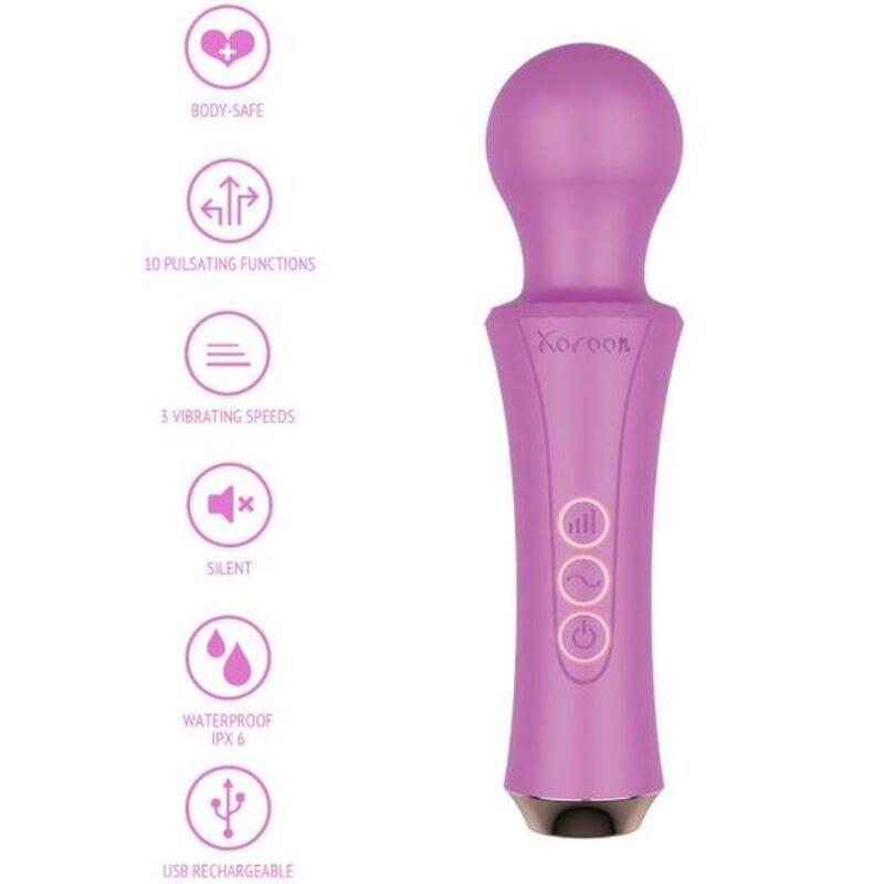 Imagen que nos facilita XOCOON de su producto erótico XOCOON - THE PERSONAL WAND FUCSIA para nuestra categoría "JUGUETES BIENESTAR |Juguetes para Mujeres|Estimuladores|Masajeadores".