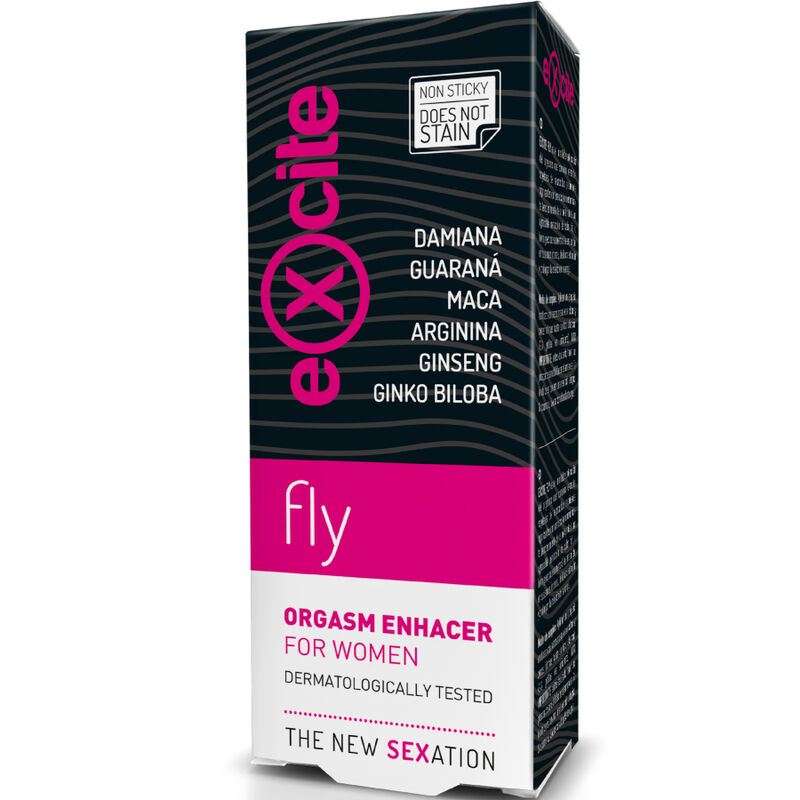 Imagen que nos facilita EXCITE de su producto erótico EXCITE - POTENCIADOR ORGASMO MUJER FLY 20 ML para nuestra categoría "DROGUERÍA |Estimulantes para Ellas|Intensificador Orgasmos".