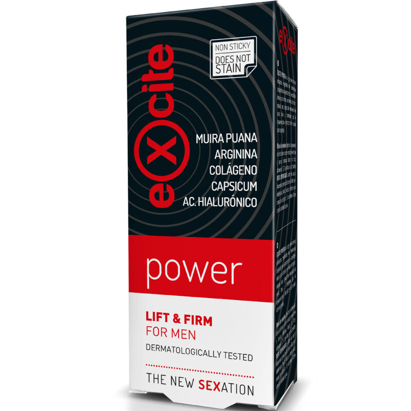 Imagen que nos facilita EXCITE de su producto erótico EXCITE - POWER GEL AUMENTO ERECCIÓN 20 ML para nuestra categoría "DROGUERÍA |Estimulantes para Ellos|Aumento Erección".