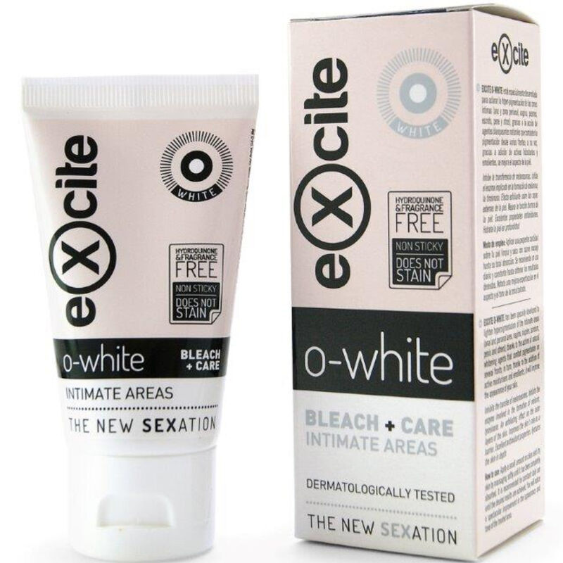 Imagen que nos facilita EXCITE de su producto erótico EXCITE - O WHITE BLEACH + CARE INTIMATE AREAS 50 ML para nuestra categoría "DROGUERÍA |Aclarante Vaginal".