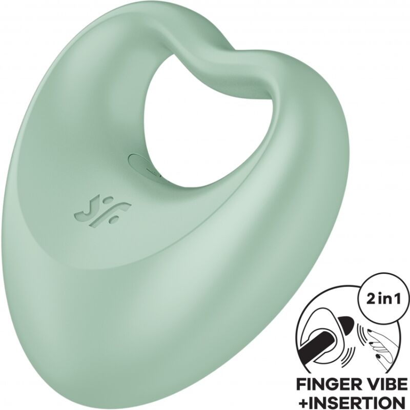 Imagen que nos facilita SATISFYER VIBRATOR de su producto erótico SATISFYER - PERFECT PAIR 3 VERDE para nuestra categoría "JUGUETES BIENESTAR |Juguetes para Mujeres|Estimuladores".