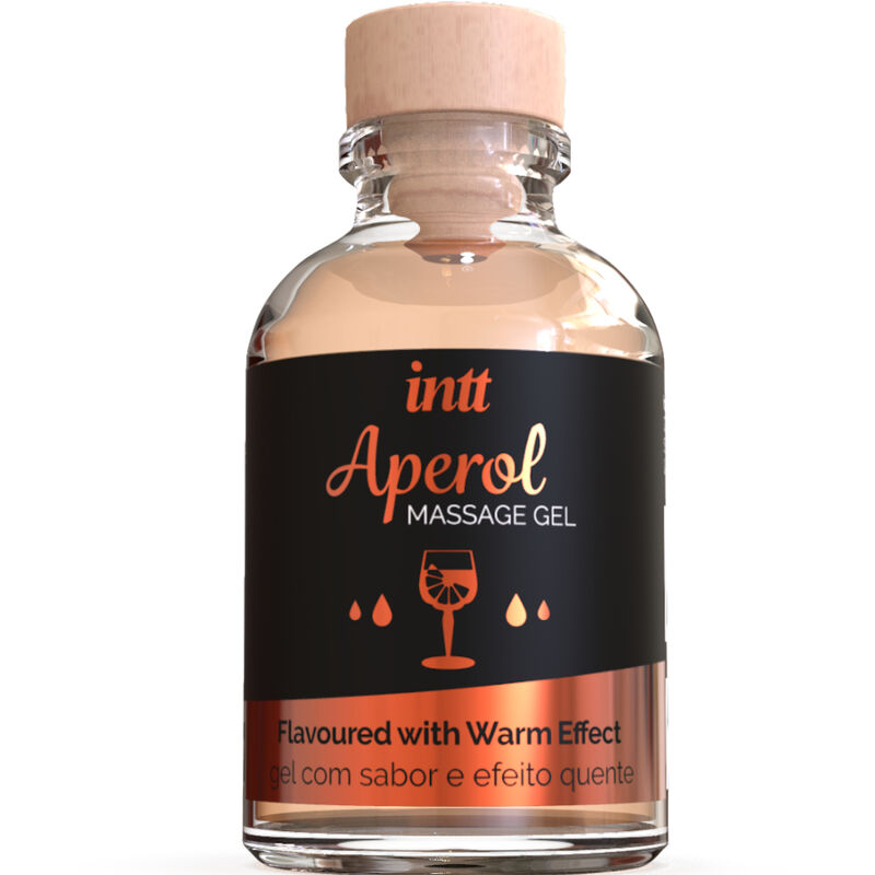 Imagen que nos facilita INTT MASSAGE & ORAL SEX de su producto erótico INTT MASSAGE & ORAL SEX - GEL DE MASAJE APEROL EFECTO CALOR INTENSO para nuestra categoría "DROGUERÍA |Para Masajes|Con efecto calor".