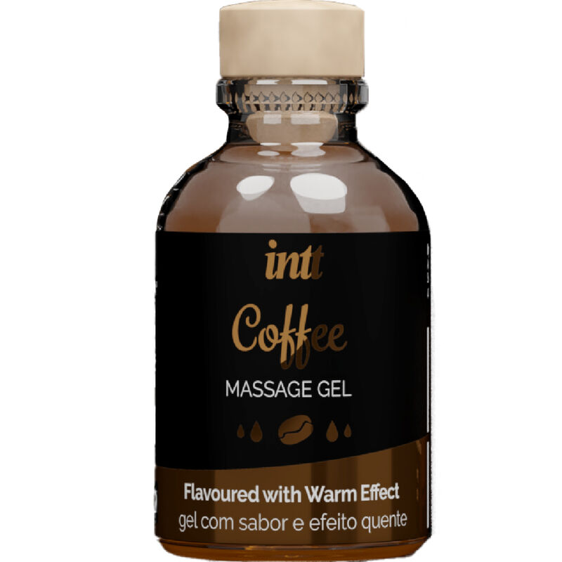 Imagen que nos facilita INTT MASSAGE & ORAL SEX de su producto erótico INTT MASSAGE & ORAL SEX - GEL DE MASAJE SABOR A CAFÉ EFECTO CALOR para nuestra categoría "DROGUERÍA |Para Masajes|Con efecto calor".