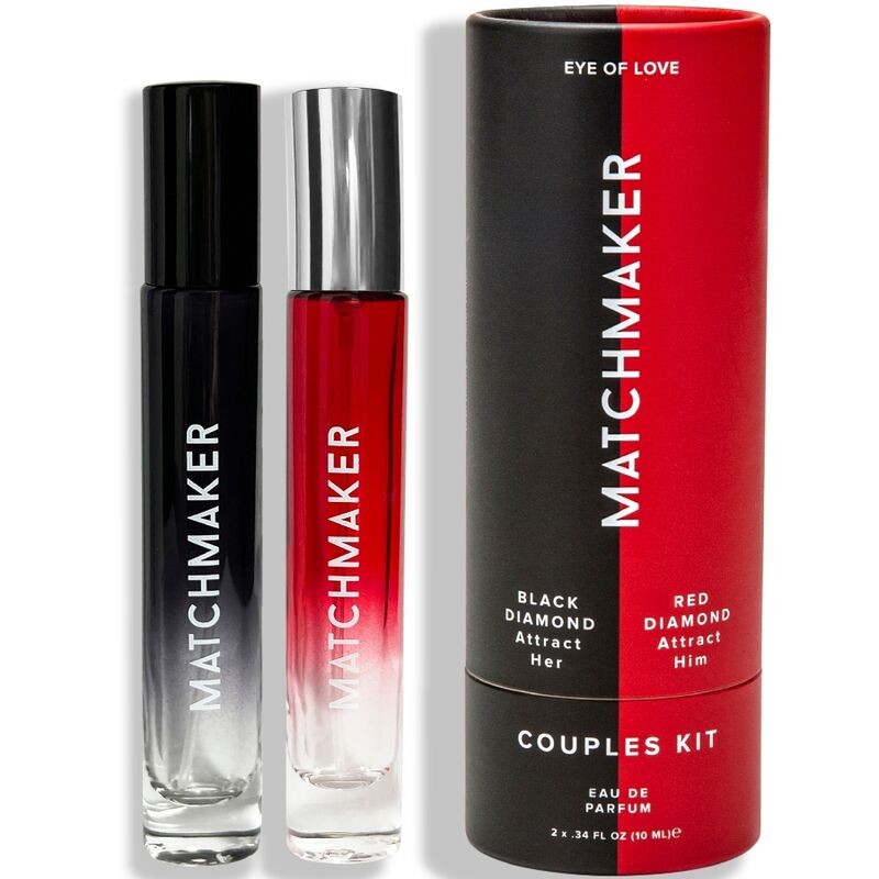 Imagen que nos facilita EYE OF LOVE de su producto erótico EYE OF LOVE - MATCHMAKER 2PC FEROMONAS SET COUPLES KIT PARA ÉL Y ELLA 20 ML para nuestra categoría "DROGUERÍA |Perfumes".