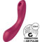 Imagen que nos facilita SATISFYER AIR PULSE de su producto erótico SATISFYER - CURVE TRINITY 1 AIR PULSE VIBRATION ROJO para nuestra categoría "JUGUETES BIENESTAR |Juguetes para Mujeres|Estimuladores|Succionadores sin vibración".