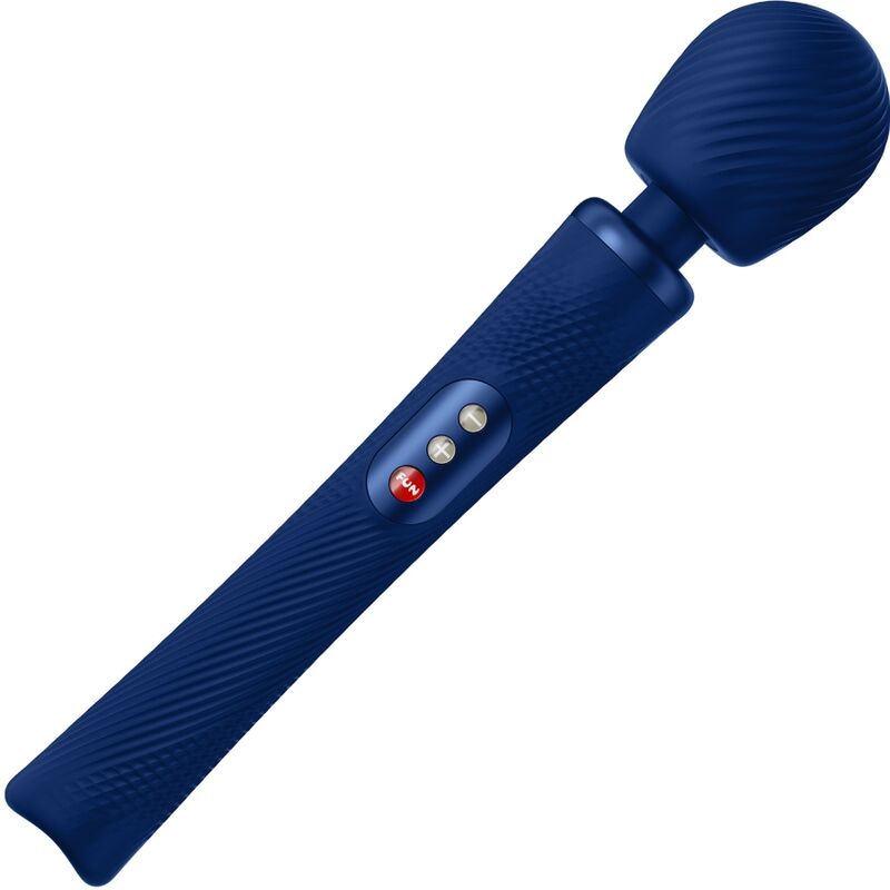 Imagen que nos facilita FUN FACTORY de su producto erótico FUN FACTORY - VIM WAND RUMBLE VIBRADOR RECARGABLE SILICONA AZUL MEDIANOCHE para nuestra categoría "JUGUETES BIENESTAR |Vibradores|Vibrador WAND".