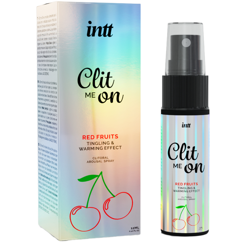 Imagen que nos facilita INTT RELEASES de su producto erótico INTT RELEASES - CLIT ME ON FRUTOS ROJOS 12 ML para nuestra categoría "DROGUERÍA |Estimulantes para Ellas|Vibrador Líquido".