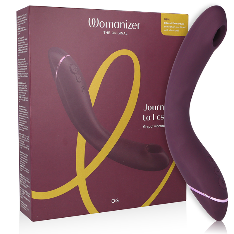 Imagen que nos facilita WOMANIZER de su producto erótico WOMANIZER - OG G-SPOT BERENJENA para nuestra categoría "JUGUETES BIENESTAR |Juguetes para Mujeres|Estimuladores|Succionadores con vibración".