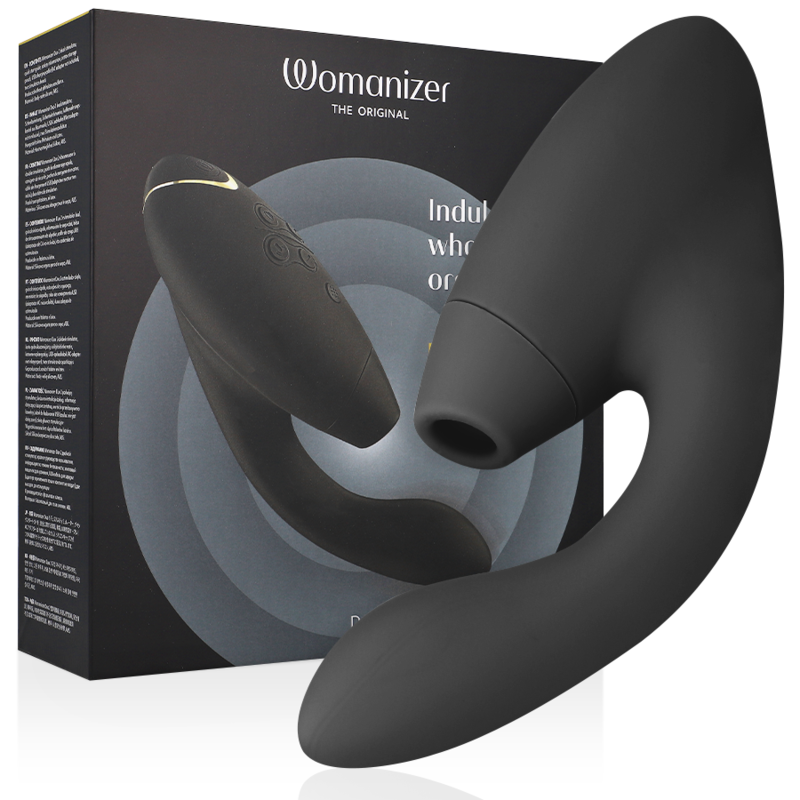 Imagen que nos facilita WOMANIZER de su producto erótico WOMANIZER - DUO 2 ESTIMULADOR NEGRO para nuestra categoría "JUGUETES BIENESTAR |Juguetes para Mujeres|Estimuladores|Succionadores con vibración".