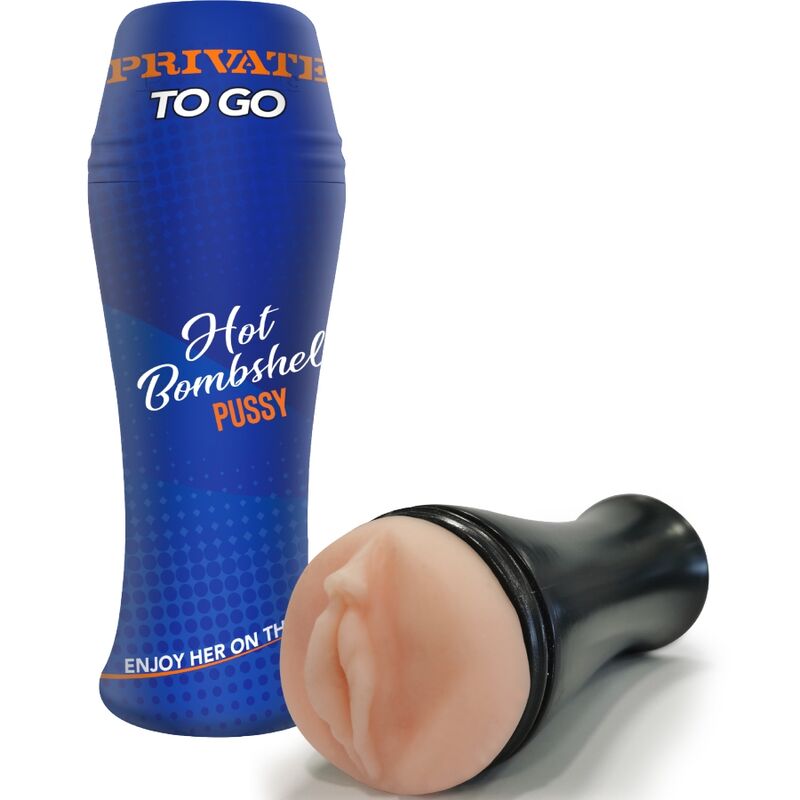 Imagen que nos facilita PRIVATE de su producto erótico PRIVATE - MASTURBADOR HOT BOMBSHELL TO GO para nuestra categoría "JUGUETES BIENESTAR |Juguetes para Hombres|Vaginas con vibración".