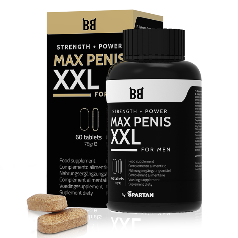 Imagen que nos facilita BLACK BULL de su producto erótico BLACK BULL - MAX PENIS XXL AUMENTO PENE 60 CÁPSULAS para nuestra categoría "DROGUERÍA |Complementos Alimenticios|Cápsulas para Hombres".