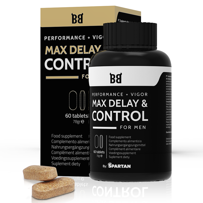 Imagen que nos facilita BLACK BULL de su producto erótico BLACK BULL - MAX DELAY & CONTROL MÁXIMO RENDIMIENTO PARA HOMBRE 60 CÁPSULAS para nuestra categoría "DROGUERÍA |Estimulantes para Ellos|Retardantes".