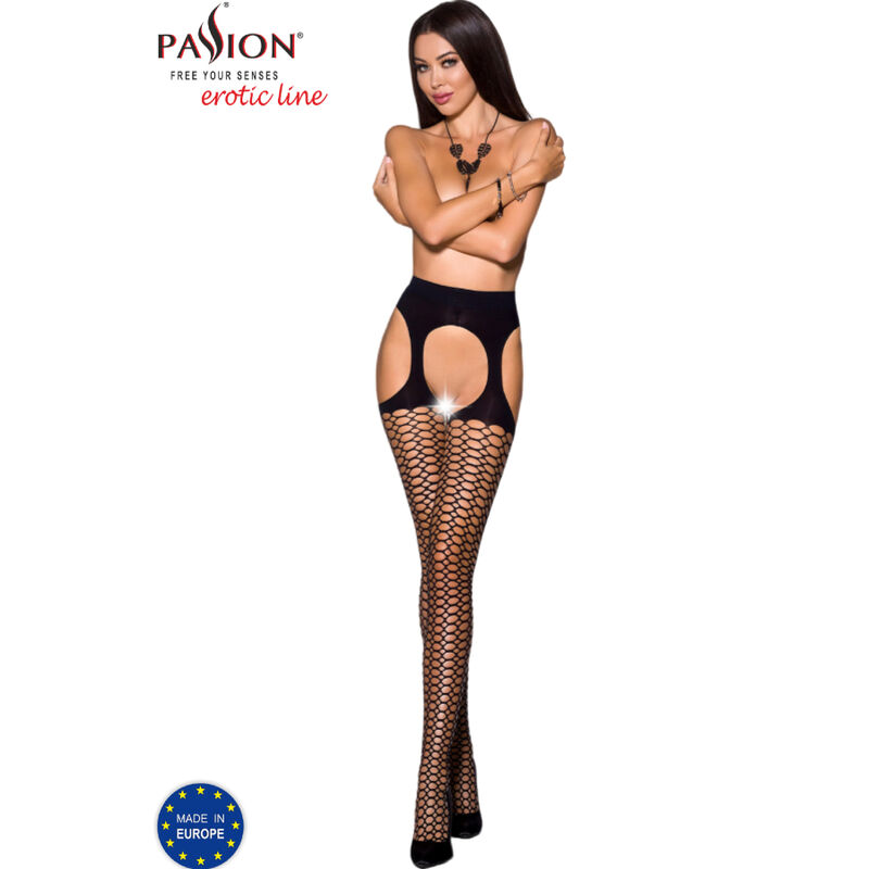 Imagen que nos facilita PASSION WOMAN GARTER & STOCK de su producto erótico PASSION - TIOPEN 004 MEDIAS NEGRO 1/2 40 DEN para nuestra categoría "MODA & LENCERÍA|Lencería Mujer|Lencería Sexy|Medias".