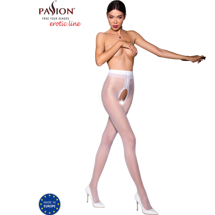 Imagen que nos facilita PASSION WOMAN GARTER & STOCK de su producto erótico PASSION - TIOPEN 007 MEDIAS BLANCO 1/2 20 DEN para nuestra categoría "MODA & LENCERÍA|Lencería Mujer|Lencería Sexy|Medias".