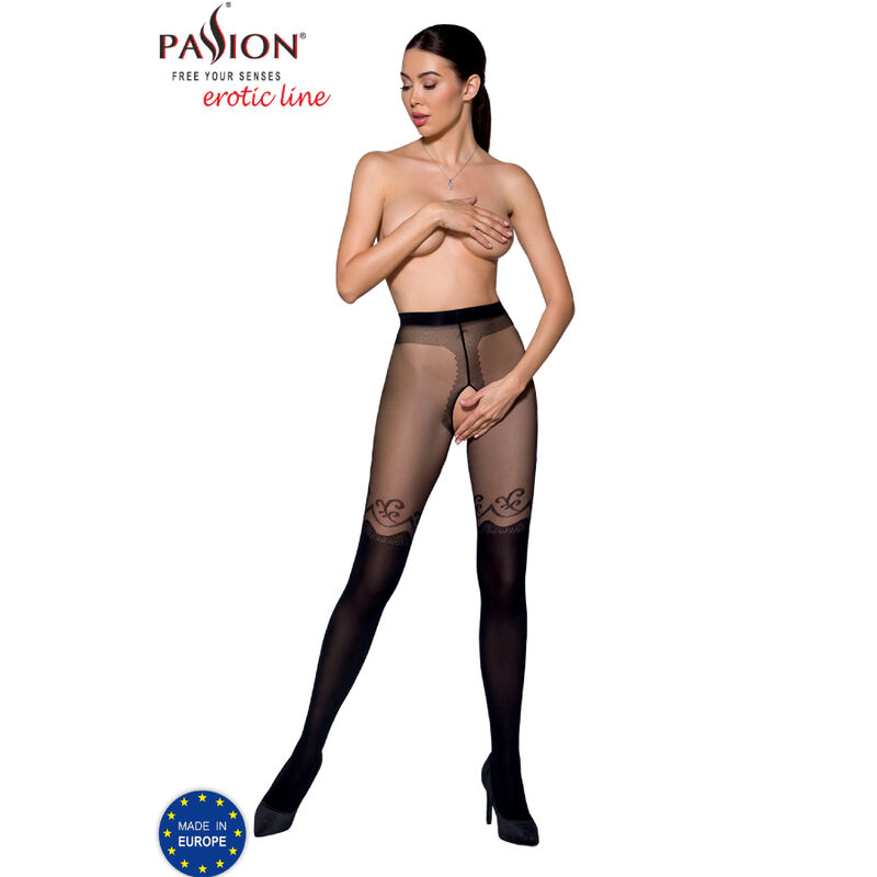 Imagen que nos facilita PASSION WOMAN GARTER & STOCK de su producto erótico PASSION - TIOPEN 012 MEDIAS NEGRO 1/2 20/40 DEN para nuestra categoría "MODA & LENCERÍA|Lencería Mujer|Lencería Sexy|Medias".