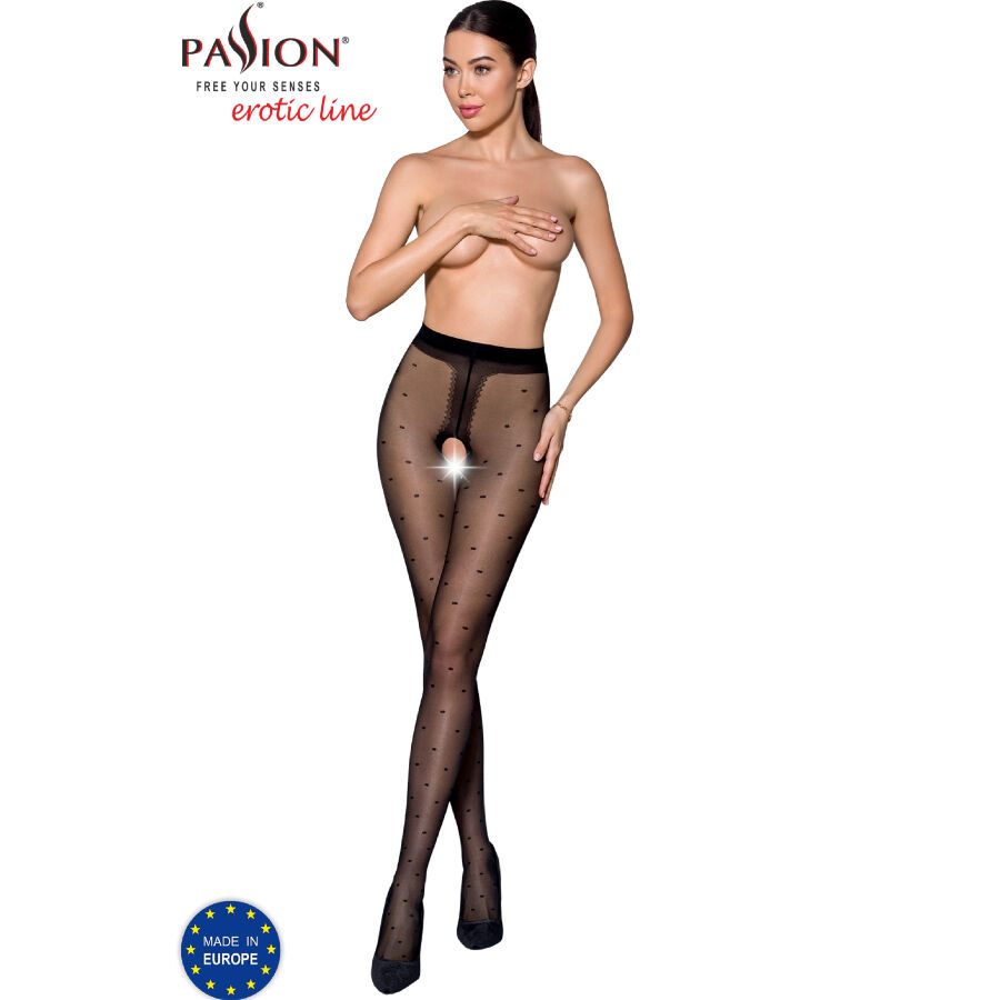 Imagen que nos facilita PASSION WOMAN GARTER & STOCK de su producto erótico PASSION - TIOPEN 018 MEDIAS NEGRO 1/2 20 DEN para nuestra categoría "MODA & LENCERÍA|Lencería Mujer|Lencería Sexy|Medias".