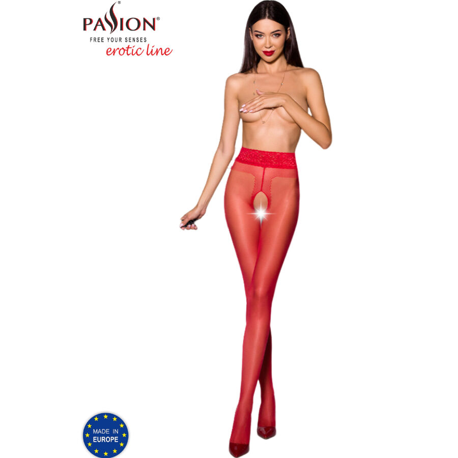 Imagen que nos facilita PASSION WOMAN GARTER & STOCK de su producto erótico PASSION - TIOPEN 001 MEDIAS ROJO 1/2 20 DEN para nuestra categoría "MODA & LENCERÍA|Lencería Mujer|Lencería Sexy|Medias".