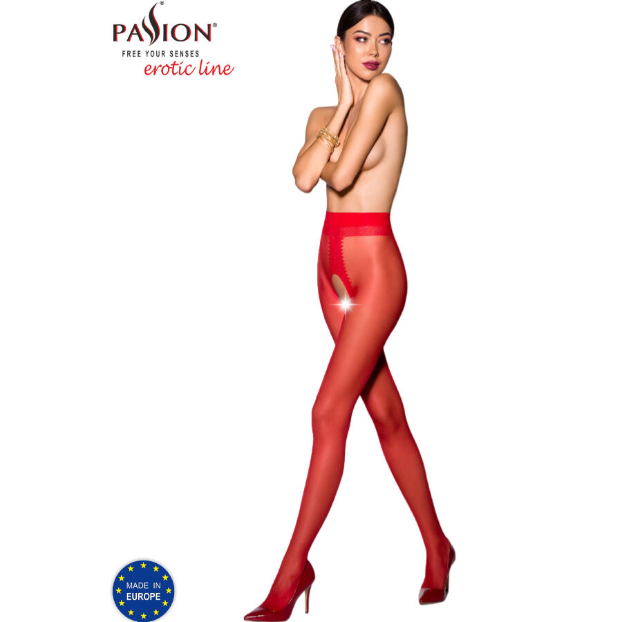 Imagen que nos facilita PASSION WOMAN GARTER & STOCK de su producto erótico PASSION - TIOPEN 007 MEDIAS ROJO 1/2 20 DEN para nuestra categoría "MODA & LENCERÍA|Lencería Mujer|Lencería Sexy|Medias".