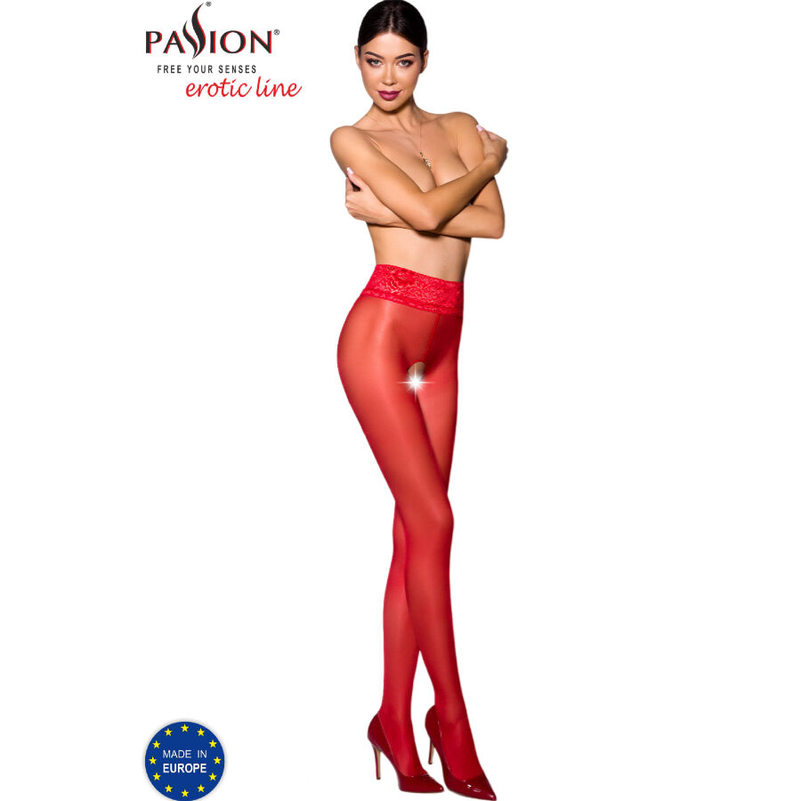 Imagen que nos facilita PASSION WOMAN GARTER & STOCK de su producto erótico PASSION - TIOPEN 008 MEDIAS ROJO 1/2 30 DEN para nuestra categoría "MODA & LENCERÍA|Lencería Mujer|Lencería Sexy|Medias".