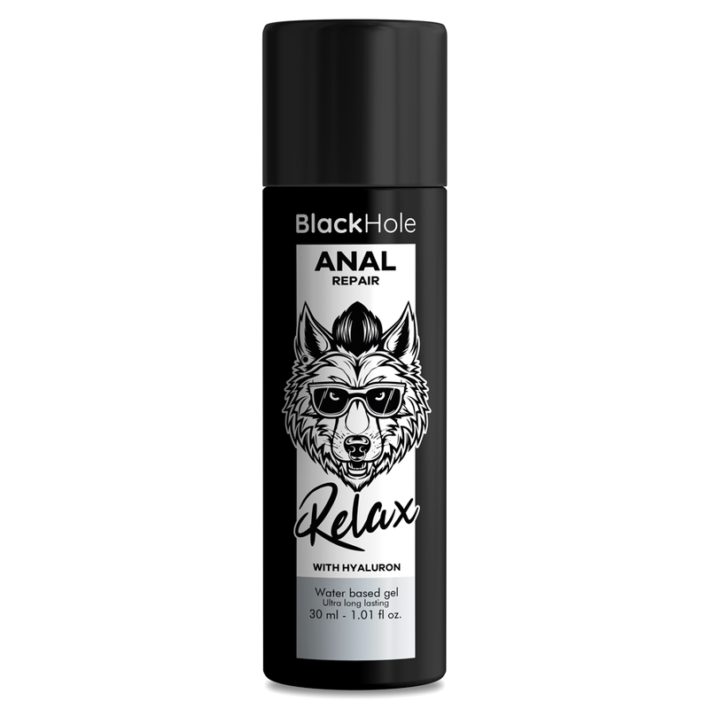 Imagen que nos facilita BLACK HOLE de su producto erótico BLACK HOLE - ANAL REPAIR BASE AGUA RELAX CON HYALURON 30 ML para nuestra categoría "DROGUERÍA |Lubricantes|Base Agua".