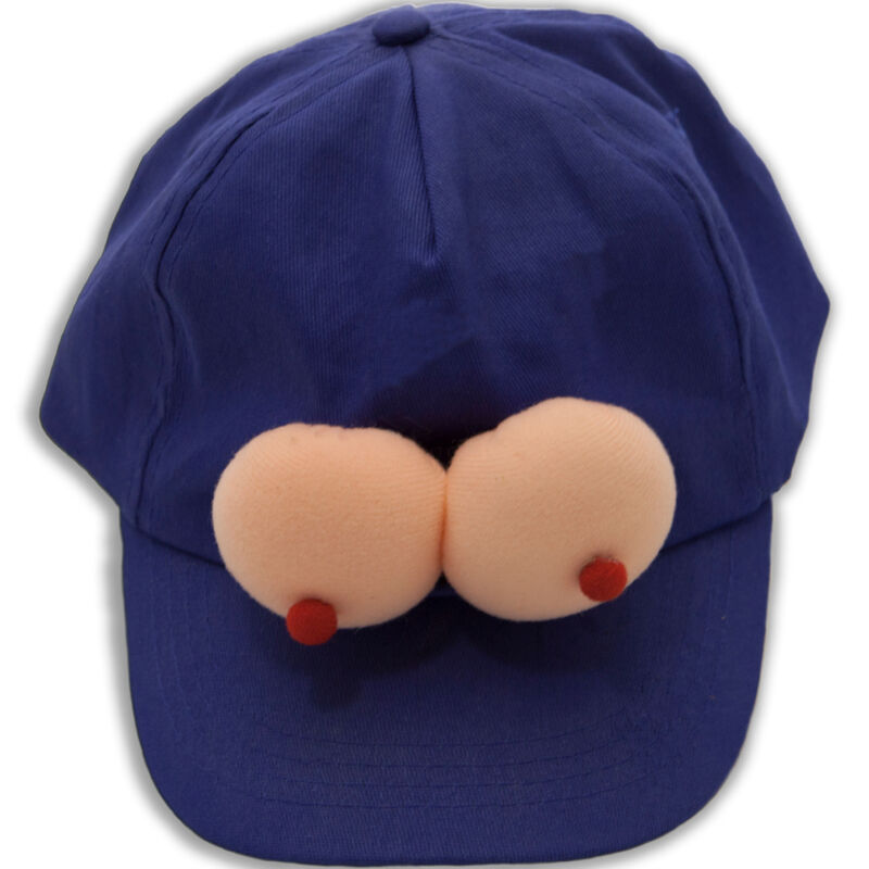 Imagen que nos facilita DIABLO PICANTE de su producto erótico DIABLO PICANTE - GORRA CON TETAS AZUL para nuestra categoría "ARTÍCULOS VARIOS|Articulos divertidos|Complementos".